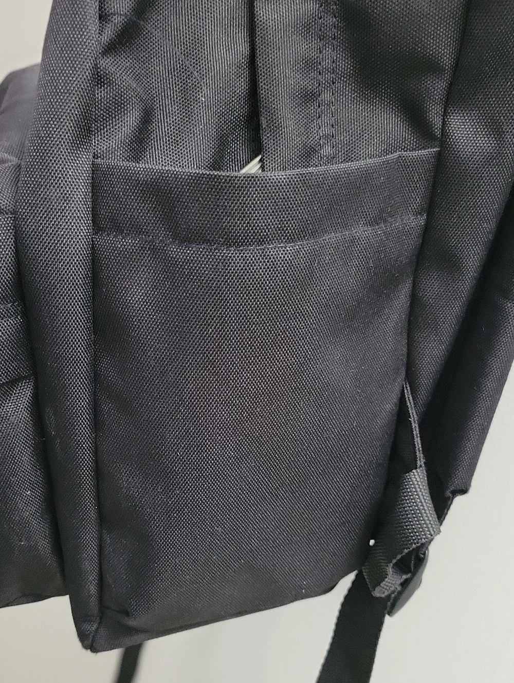 Vans Old Skool Drop V Black Backpack with White Logo Patch